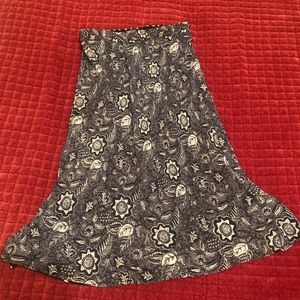 Reversible midi skirt!